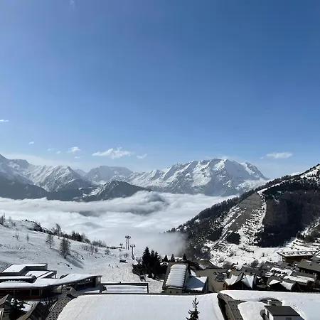 Apartment Avec Coin Montagne Et Belle Vue Panoramique Huez